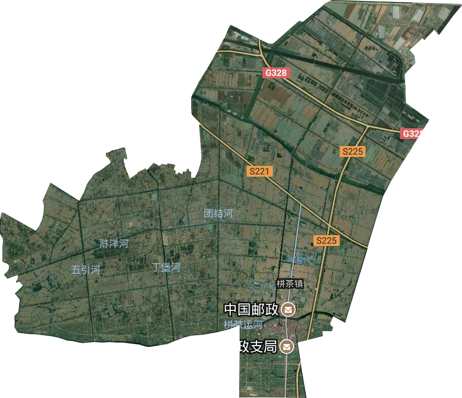 栟茶镇卫星图