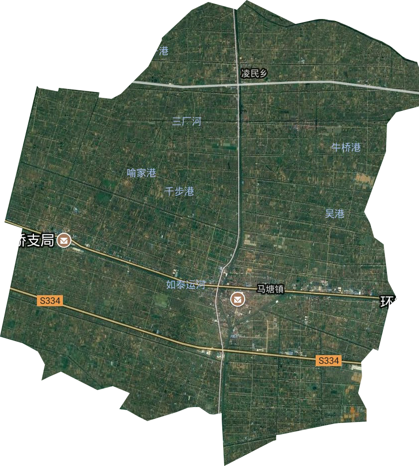 马塘镇卫星图