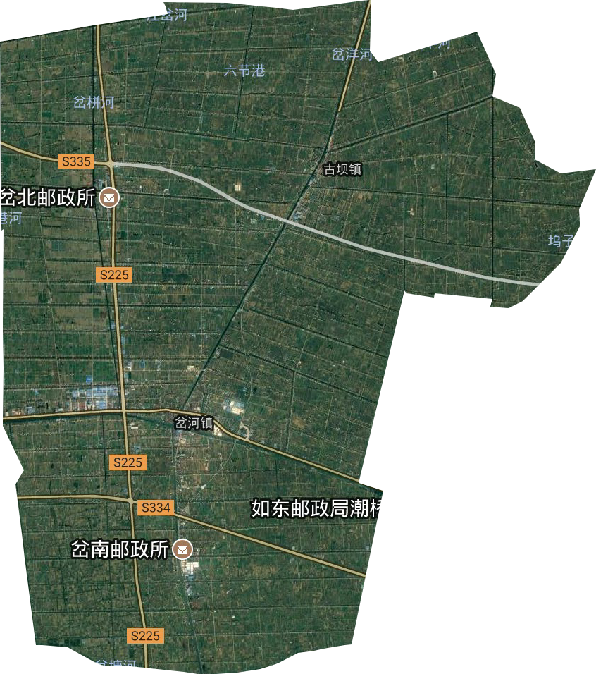 岔河镇卫星图