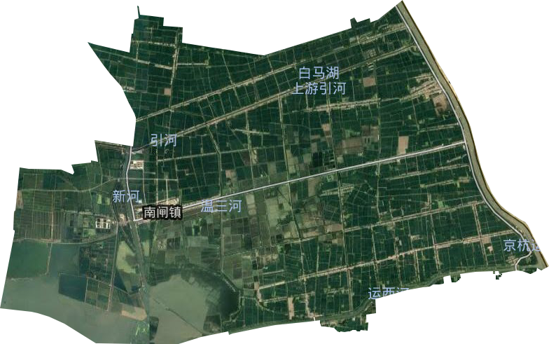 南闸镇卫星图