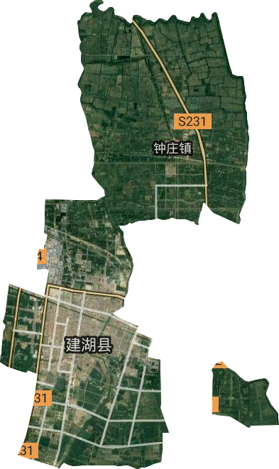 近湖镇卫星图