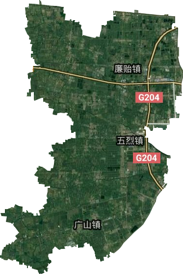 五烈镇卫星图