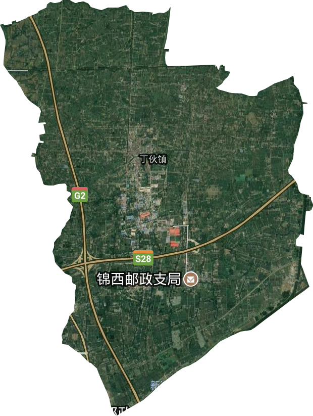 丁伙镇卫星图