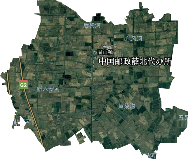 周山镇卫星图