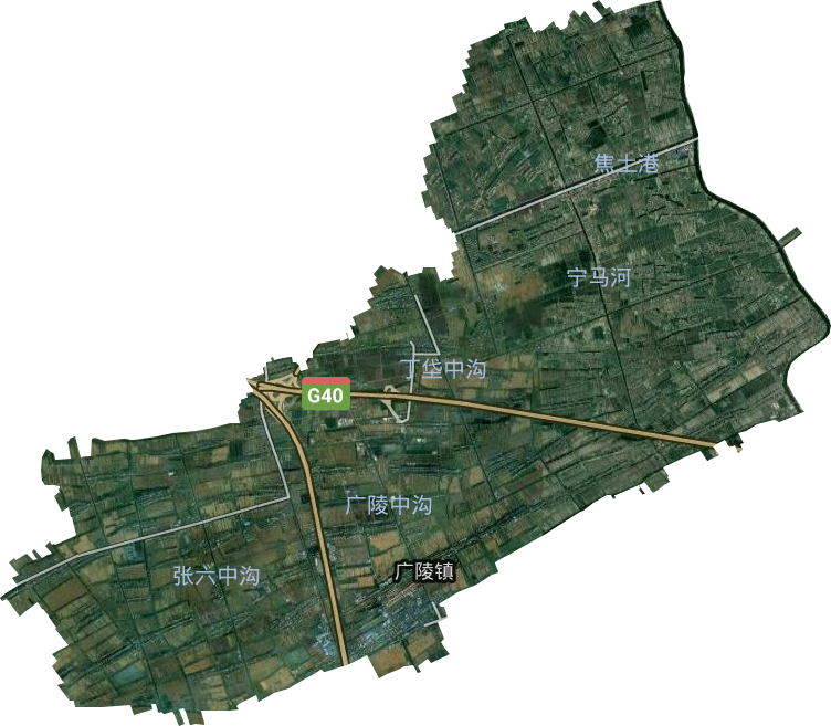 广陵镇卫星图