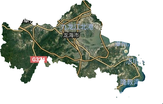 龙海市卫星图
