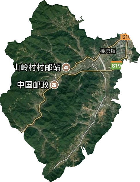 楼塔镇卫星图