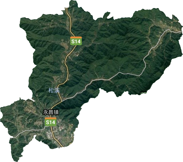 永昌镇卫星图