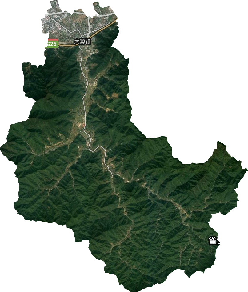 大源镇卫星图