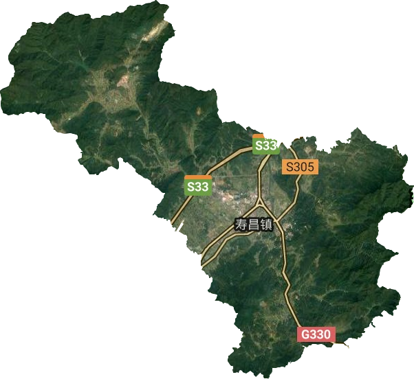 寿昌镇卫星图