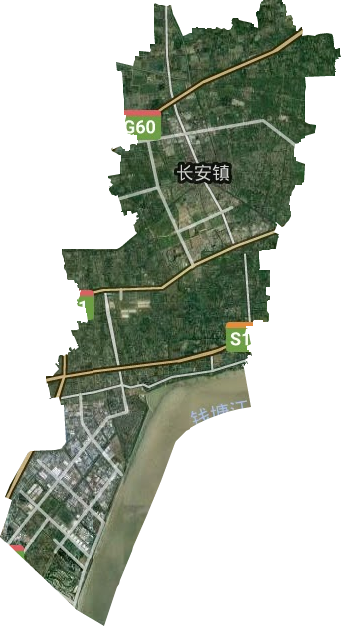 长安镇卫星图