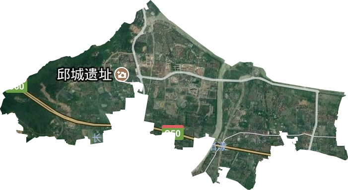 滨湖街道卫星图