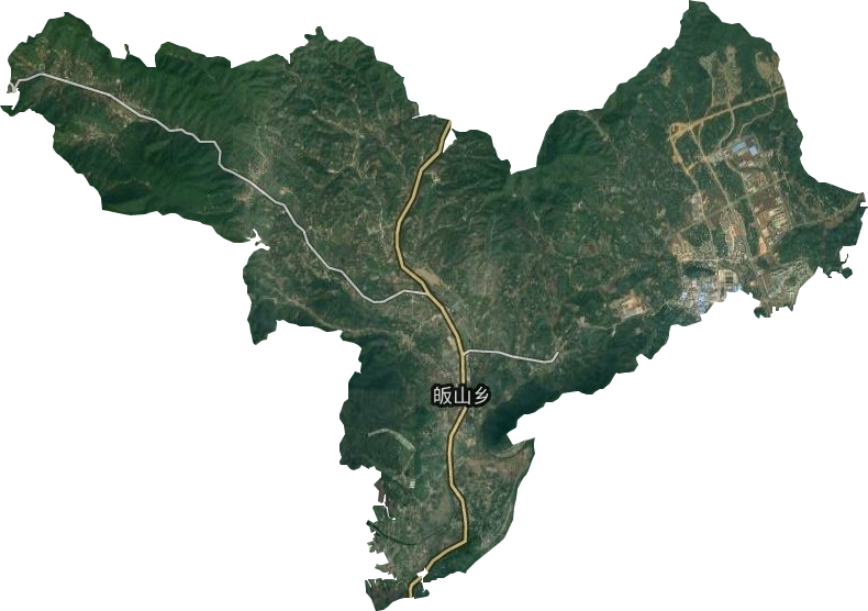 皈山乡卫星图