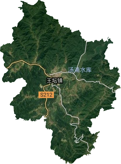 王坛镇卫星图