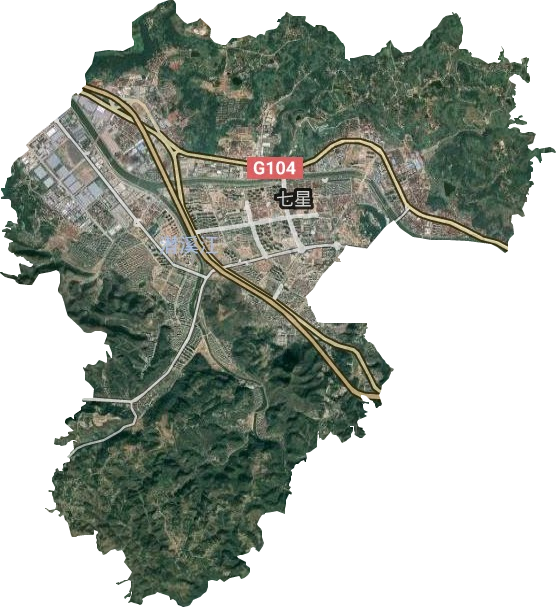 七星街道卫星图