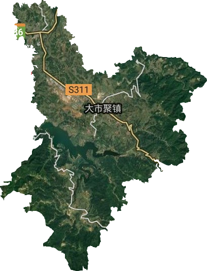 大市聚镇卫星图