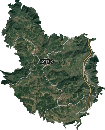 双彩乡卫星图