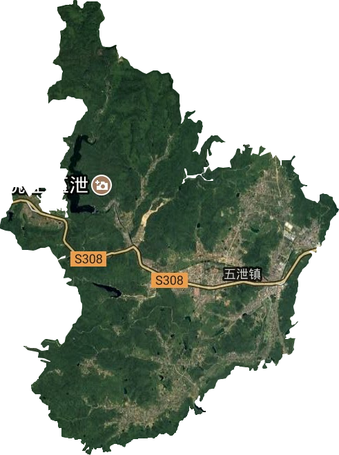 五泄镇卫星图
