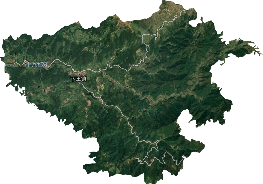 下王镇卫星图