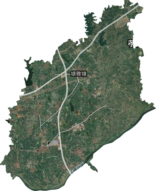 塘雅镇卫星图