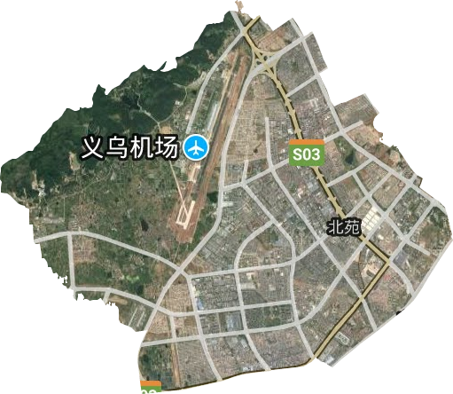 北苑街道卫星图