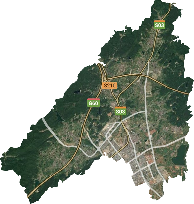 后宅街道卫星图