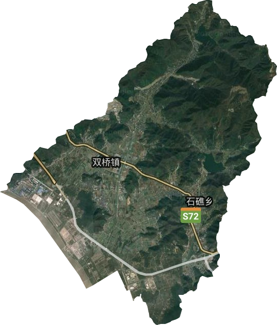 双桥街道卫星图