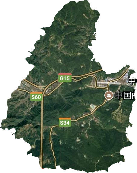 高枧乡卫星图