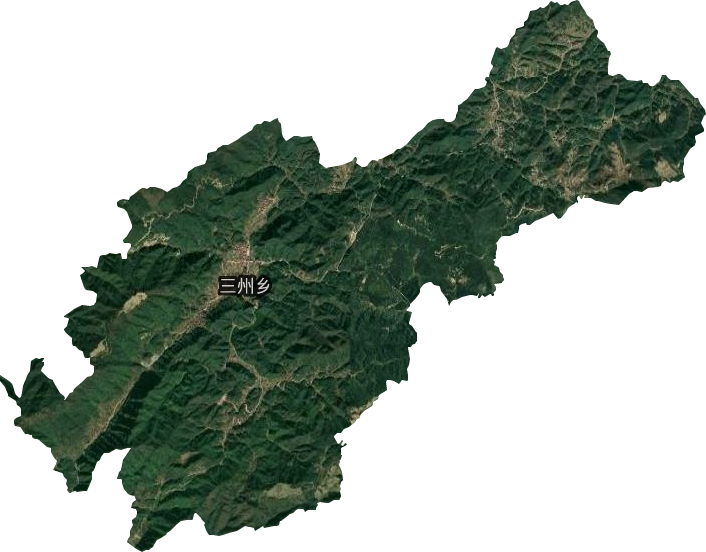 三州乡卫星图