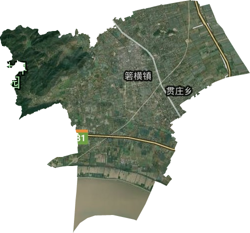 箬横镇卫星图