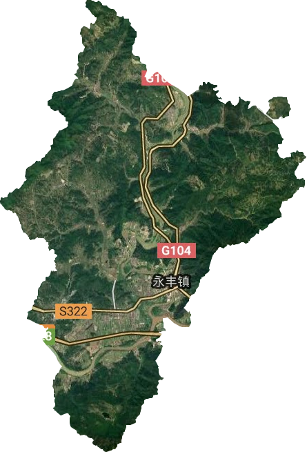 永丰镇卫星图