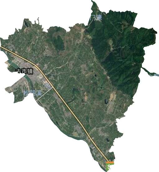 古市镇卫星图