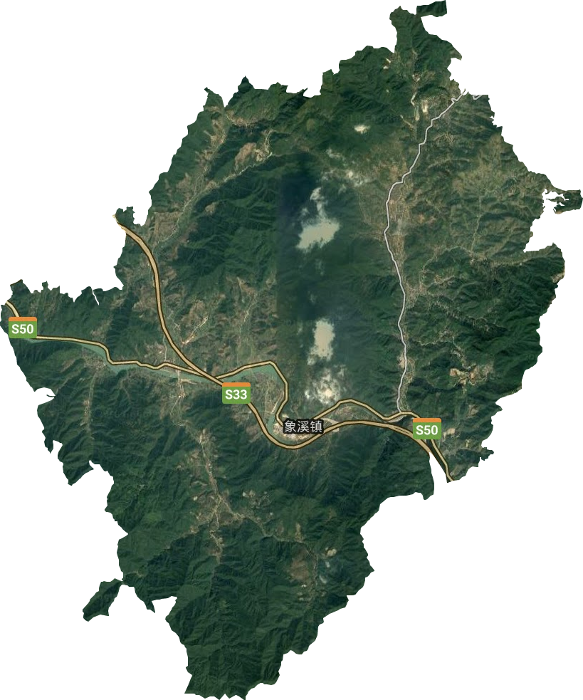 象溪镇卫星图
