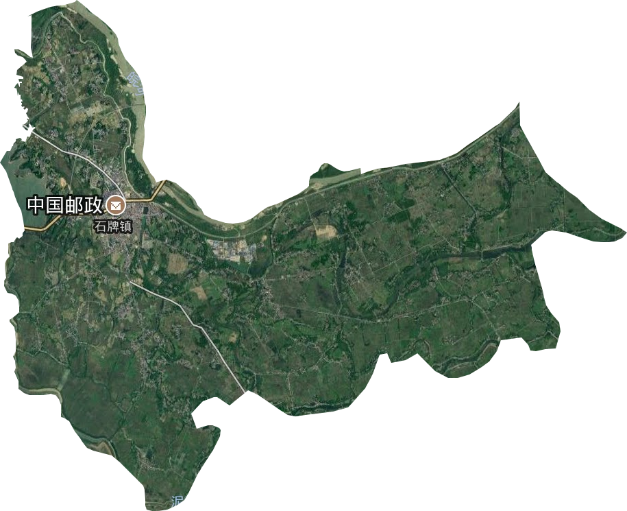 石牌镇卫星图