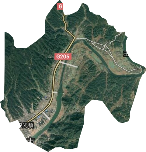 屯光镇卫星图