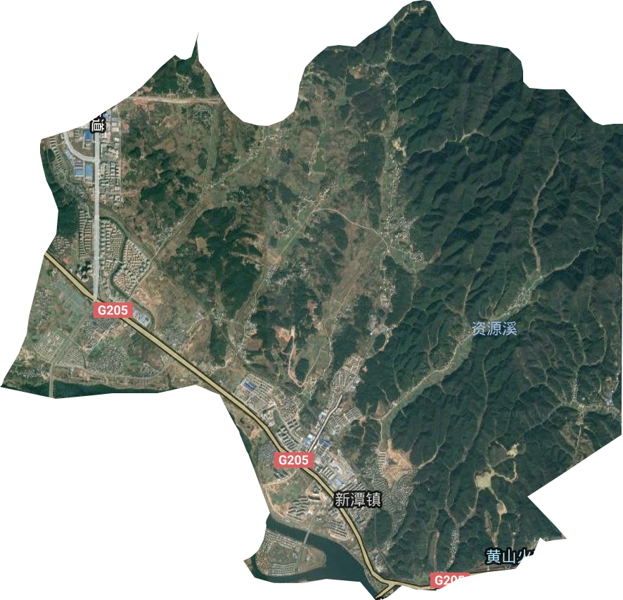 新潭镇卫星图