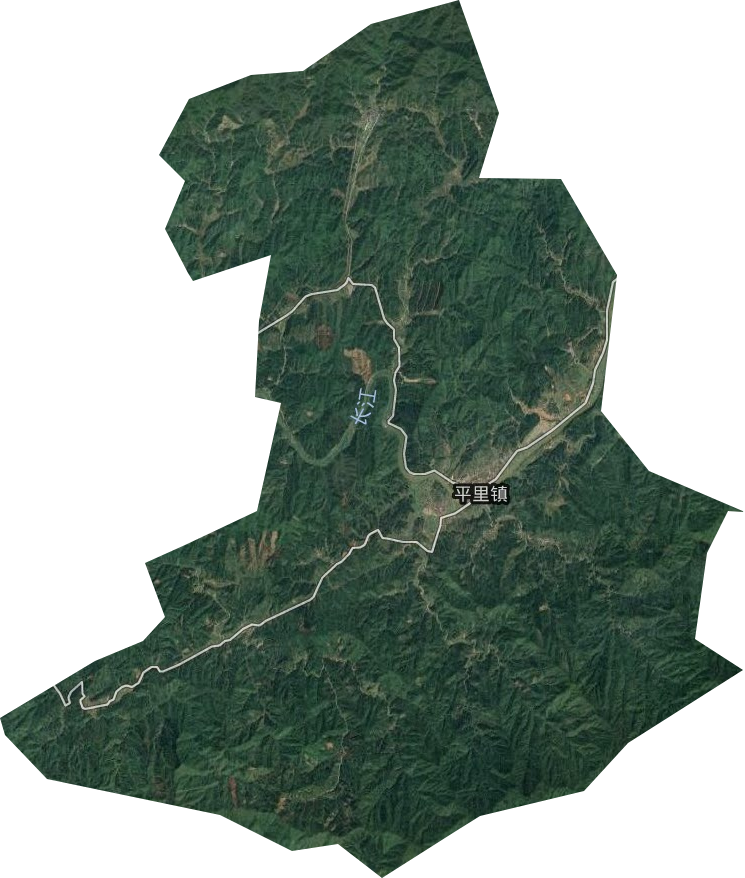平里镇卫星图