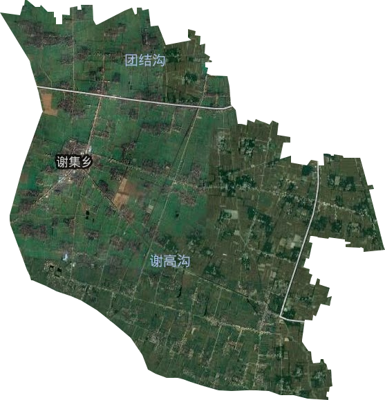 谢集乡卫星图
