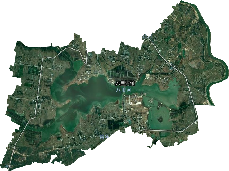 八里河镇卫星图