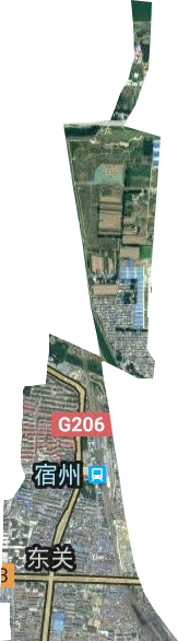 东关街道卫星图