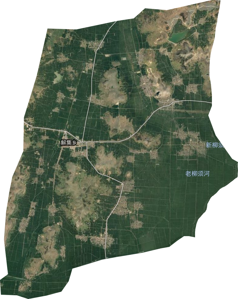 解集乡卫星图