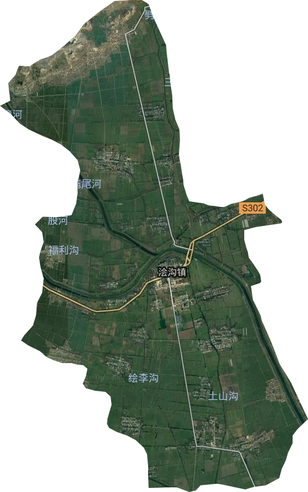 浍沟镇卫星图