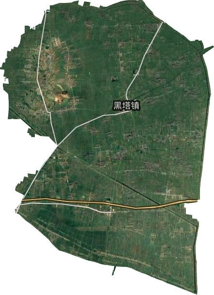 黑塔镇卫星图