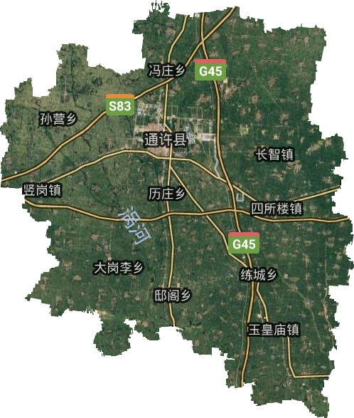 通许县卫星图