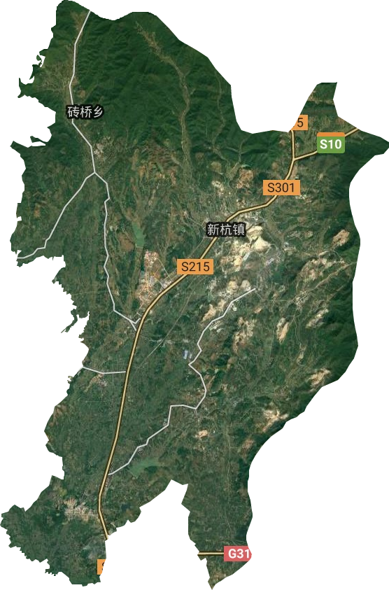 新杭镇卫星图