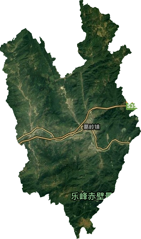 葛岭镇卫星图