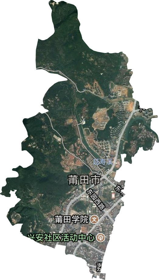 龙桥街道卫星图