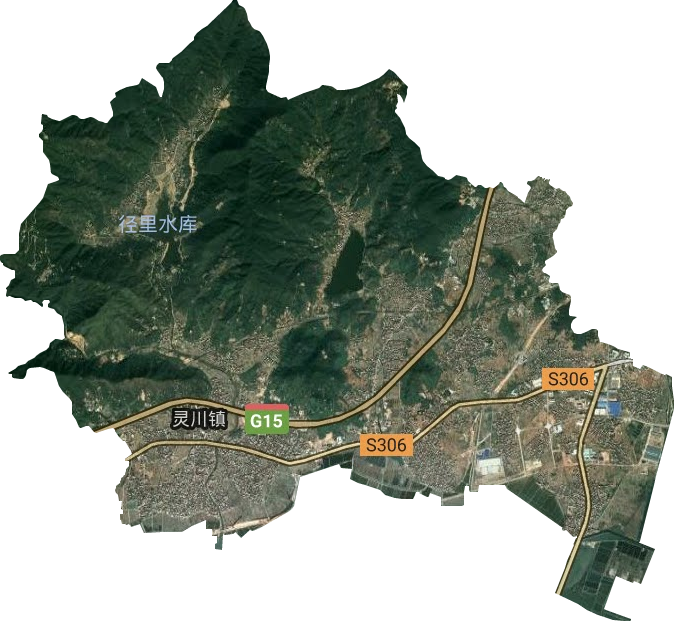 灵川镇卫星图