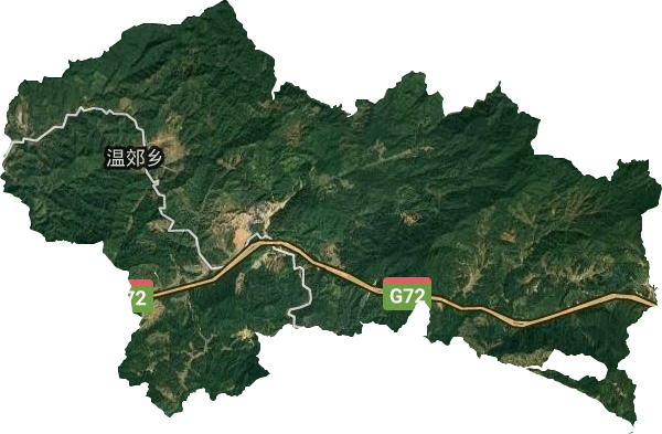 温郊乡卫星图