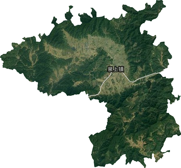 泉上镇卫星图